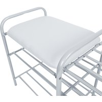 Полка для обуви Nika ЭТЛ3-1/МС (светло-серый/матовый серый)