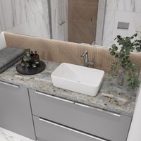 Умывальник Lauter 21674A + клапан 21190G + сифон 21635G (золото)