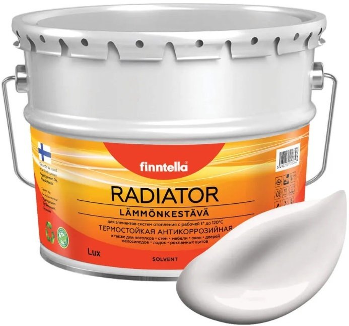 

Краска Finntella Radiator Maito F-19-1-3-FL112 2.7 л (молочно-белый)