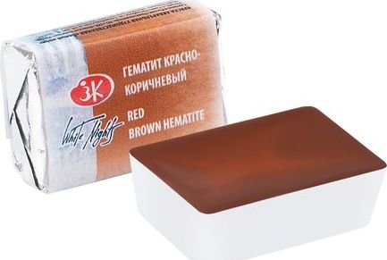 

Акварельная краска Невская палитра Белые ночи 1911386 (386 гематит красно-коричневый)