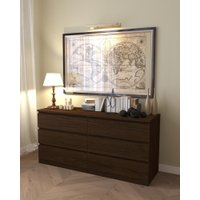 Комод Mio Tesoro Varma Prime 6D (коричневый)