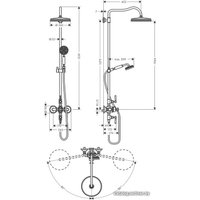 Душевая система  Axor Montreux 16572000