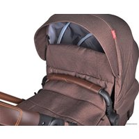 Универсальная коляска Aimile Original New (2 в 1, шоколадный, золотистая рама)