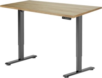 Стол с регулировкой высоты ErgoSmart Electric Desk Prime 1380х800х25 мм (дуб натуральный/черный)