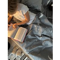 2-спальный комплект постельного белья Samsara Звездное небо на сером фоне 200-3/5070