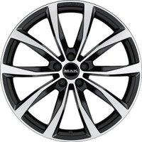Литые диски MAK Wolf 17x7.5" 5x108мм DIA 72мм ET 35мм Black Mirror