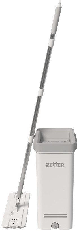

Швабра с отжимом Zetter L ZIP-HOME-0322-20 (белый)