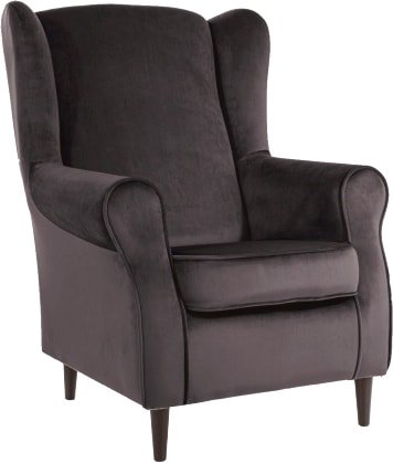 

Интерьерное кресло Signal Baron Velvet Bluvel 19 (черный)