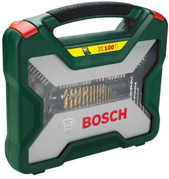 Набор оснастки для электроинструмента Bosch Titanium X-Line 2607019330 100 предметов