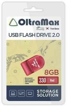 

USB Flash OltraMax 330 8GB (красный)