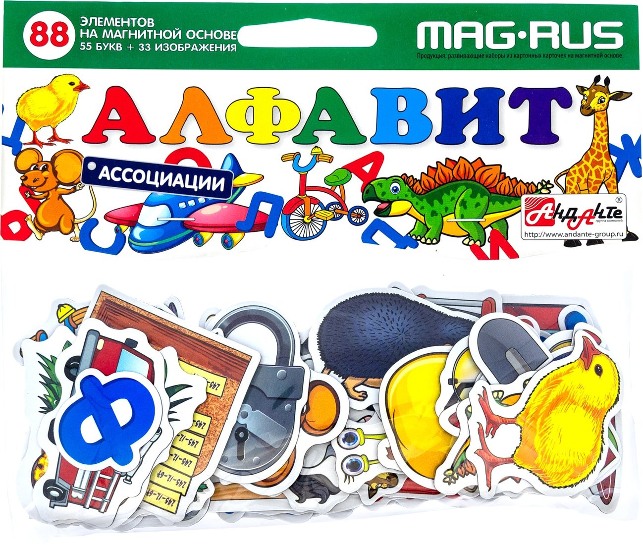 

Развивающая игра Анданте Mag-Rus Алфавит-Ассоциации NF1025