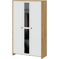 Шкаф распашной Mio Tesoro Дольче трехстворчатый (дуб золотистый/белый)