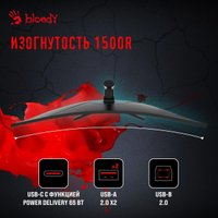 Игровой монитор A4Tech Bloody MN340W (черный)