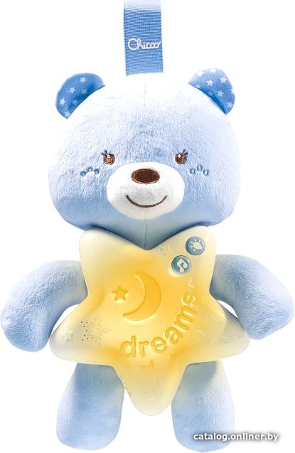 Погремушка Chicco Медвежонок 00009156200000 (голубой)