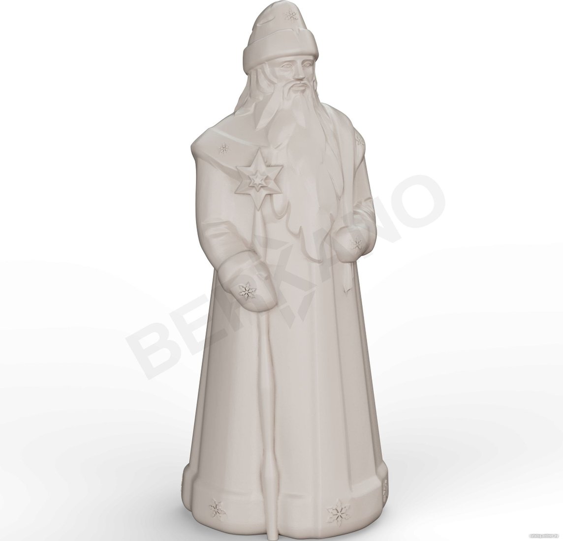 Фигурка для сада Berkano Дед мороз и снегурочка 210_094_13 (кофейный)