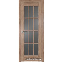 Межкомнатная дверь ProfilDoors 102XN L 60x200 (салинас светлый, стекло графит)