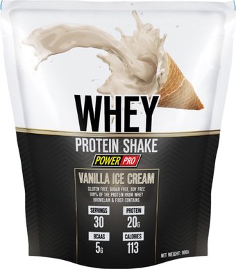 Протеин сывороточный (изолят) Power Pro Whey Shake PP982127 (900г, ванильное мороженое)