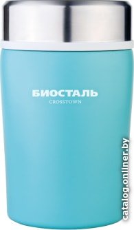 Термос для еды БИОСТАЛЬ NTD-500G 0.5л (бирюзовый)
