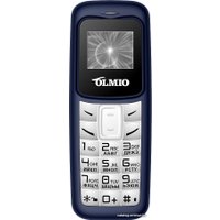 Телефон Olmio A02 (белый/синий)