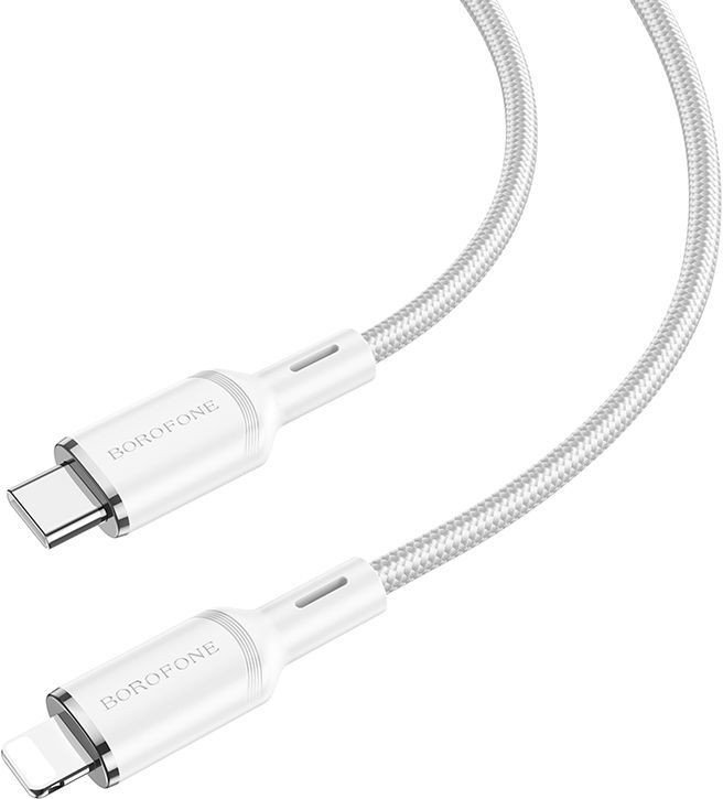 

Кабель Borofone BX90 USB Type-C - Lightning 20W (1 м, белый)