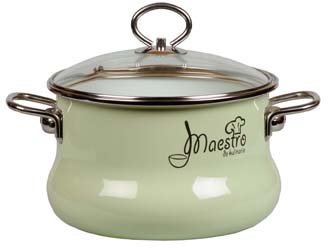 

Кастрюля СтальЭмаль Maestro 8SO205S (салатовый)