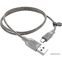 Кабель Hoco U73 Star Galaxy microUSB (черный)