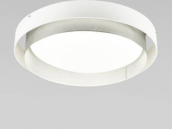 

Припотолочная люстра Евросвет Imperio 90287/1 белый/серебро Smart