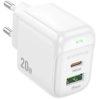 Сетевое зарядное Borofone BAS44A (белый)