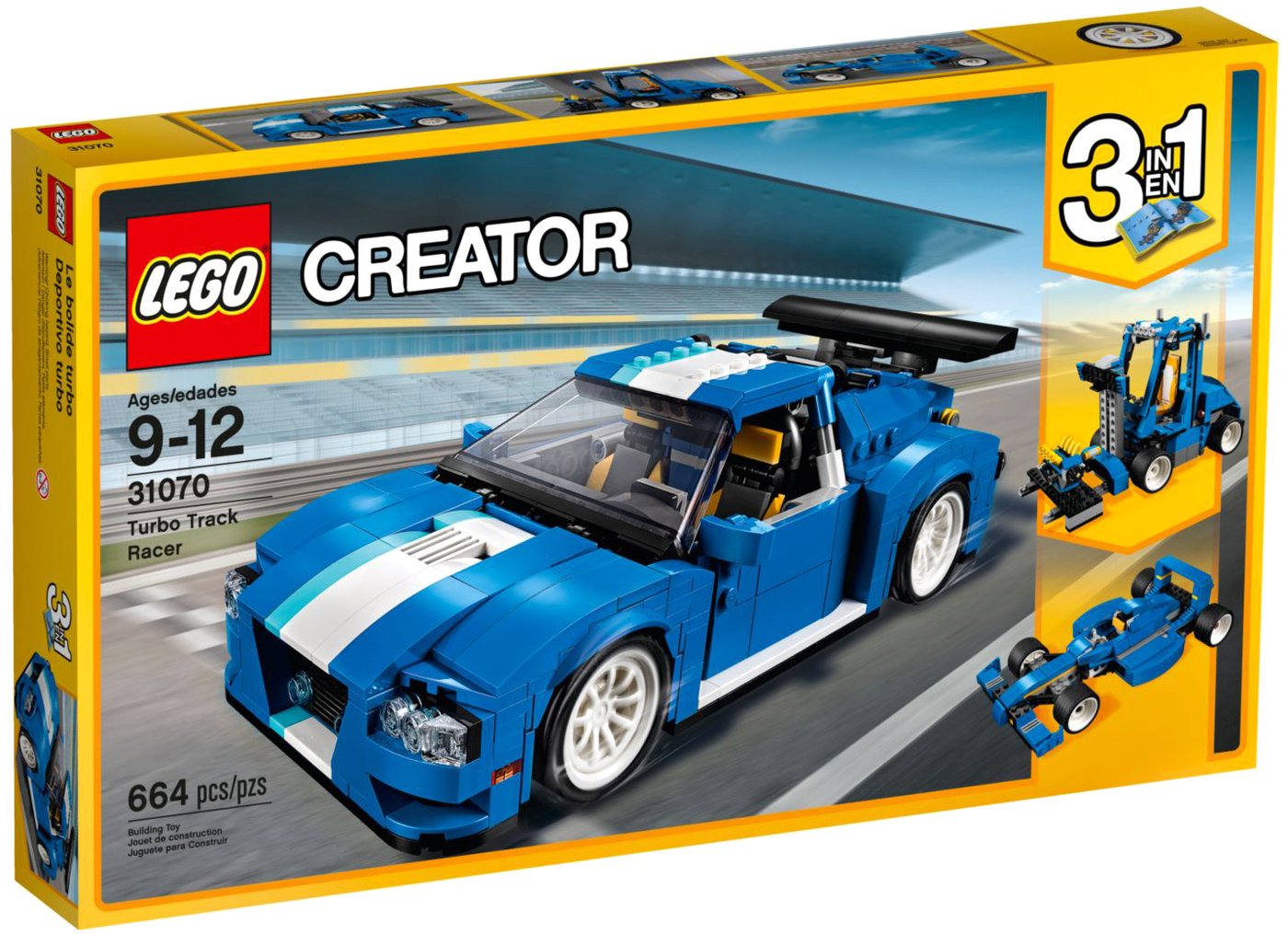 

Конструктор LEGO Creator 31070 Гоночный автомобиль