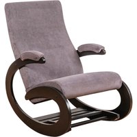 Кресло-качалка Glider Экси М (темно-серый/венге)