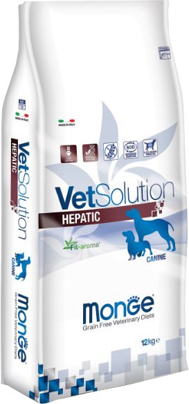 

Сухой корм для собак Monge Vet Solution Hepatic 12 кг