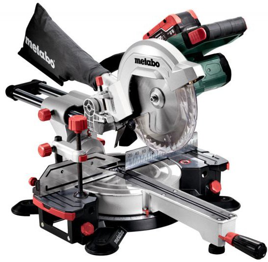 

Торцовочная пила Metabo KGS 18 LTX 216 619001810 (с 2-мя АКБ)