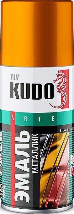 

Эмаль Kudo универсальная Silver Finish KU-1028.1 0.21 л (золото)