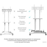 Стойка для телевизора Onkron TS1351 (белый)