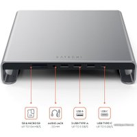 Подставка Satechi Type-C Aluminum Monitor Stand (серый космос)