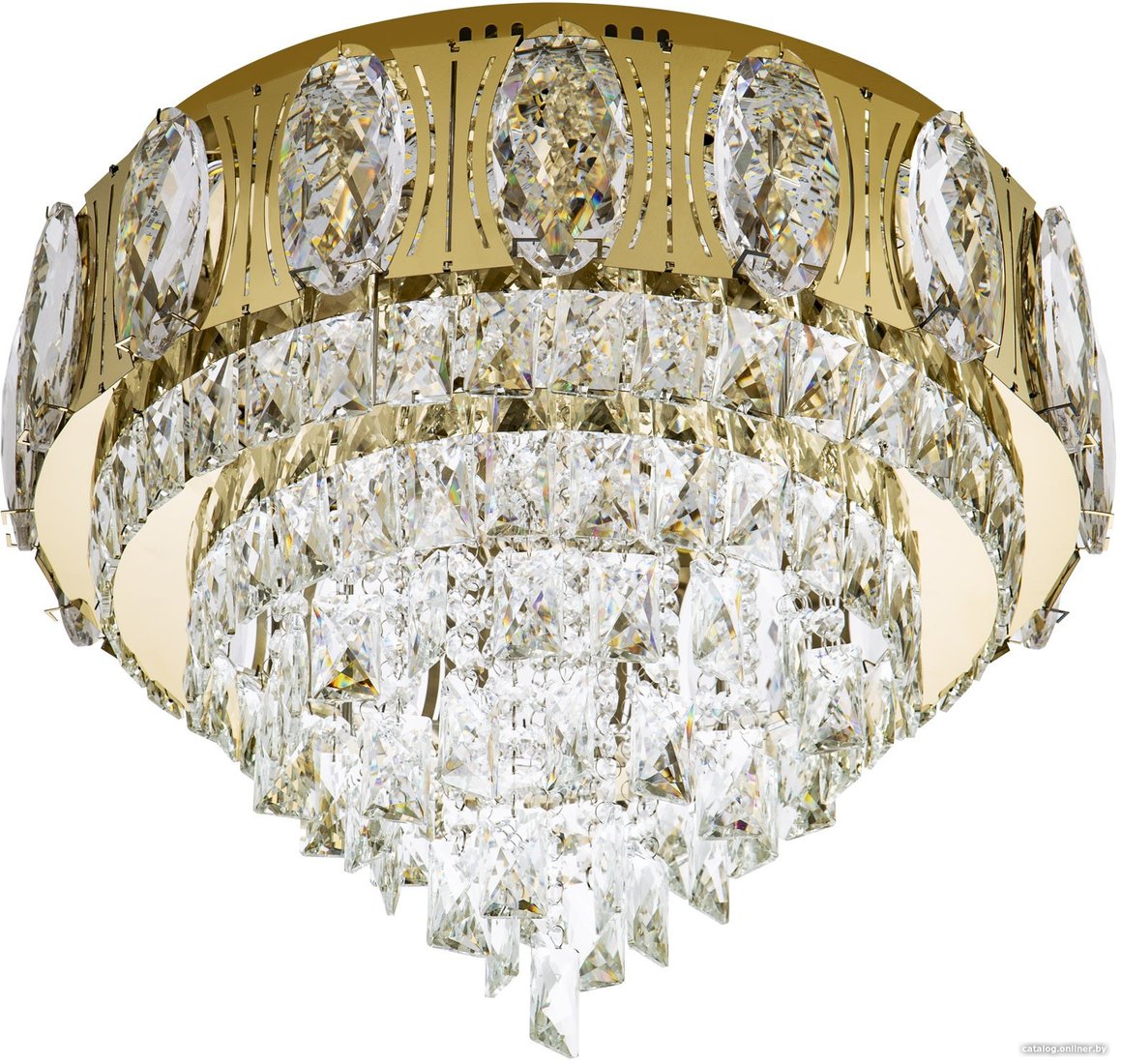 Люстра средней высоты LED4U L9438-500 GD (с функцией УД)