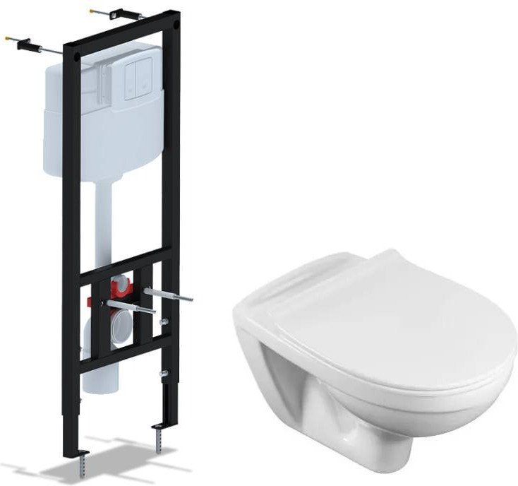 Унитаз подвесной Santek Бореаль 1WH302205 + Ани Пласт WCP1110