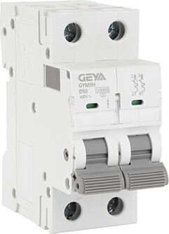 

Выключатель автоматический GEYA GYM9H-2P-50D 2P 50A D 10kA 2M GYM9H2P50D