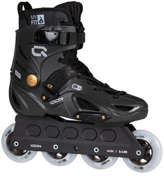 Роликовые коньки IQON CL 20 Lite (р. 39-40, черный)