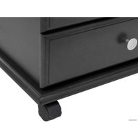 Стойка для одежды Мебелик с ящиками на колесах В 23Н (венге)