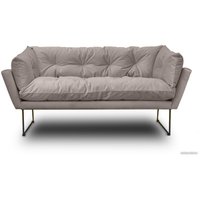 Диван Brioli Анико двухместный (V3/серо-коричневый)