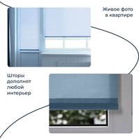 Рулонные шторы Franc Gardiner Shantung 40x160 7793512 (голубой)