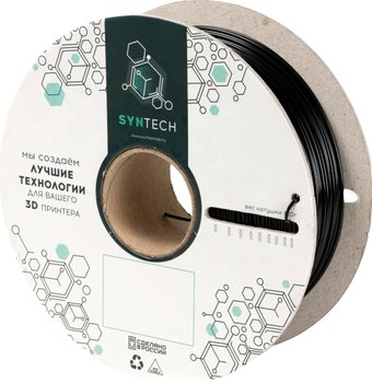 Пластик SynTech EcoPETG 1.75 мм 1000 г (черный)