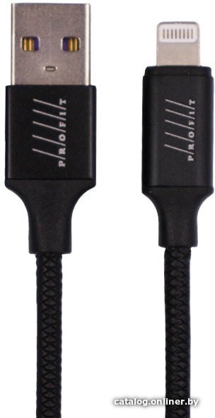 Кабель Profit QY-18 Lightning 1 м (черный)