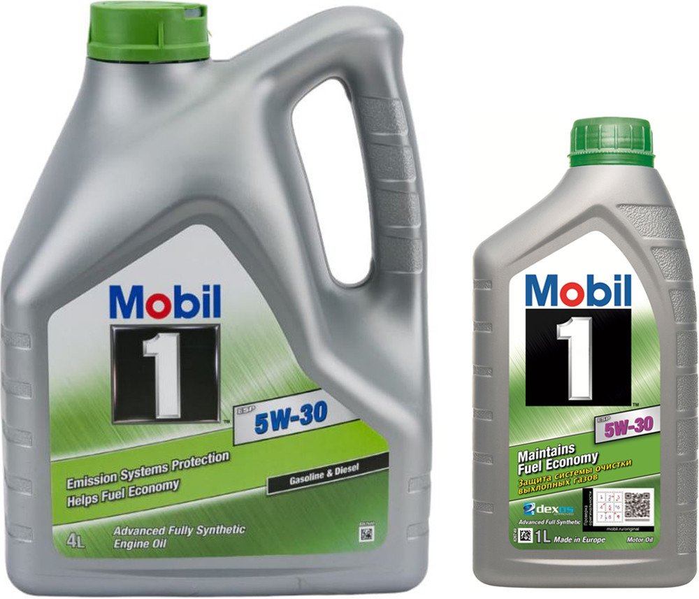

Моторное масло Mobil 1 ESP 5W-30 4+1л