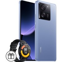 Смартфон Xiaomi 13T 12GB/256GB международная версия (альпийский синий) и умные часы Xiaomi Watch S1 Active (черный) по акции