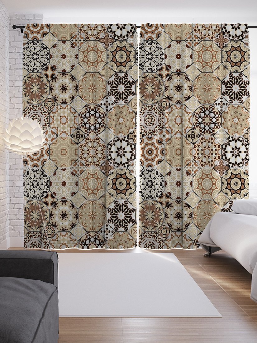 

Комплект штор JoyArty Восточный орнамент p_59210 (145x265)