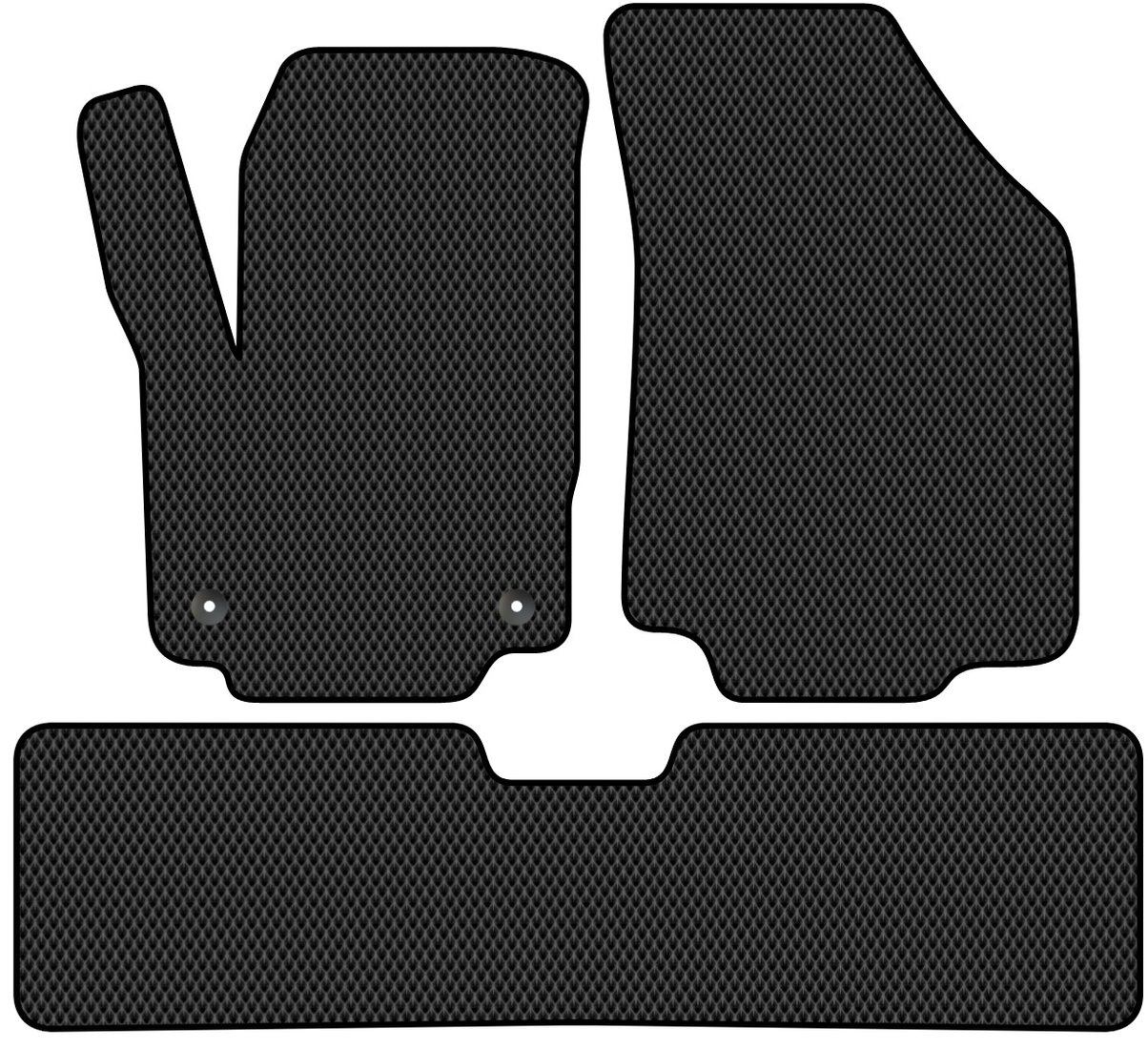 

Комплект ковриков для авто Alicosta Chevrolet EQUINOX III (suv / SUV) 2020 - Н.В. (черный, ромб)