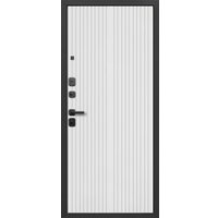 Металлическая дверь Guard Графит лакобель/белый матовый (86x205, левая)