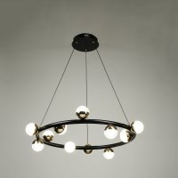 Подвесная люстра BayerLux Рикардо 10385951 (черный/золото) в Солигорске